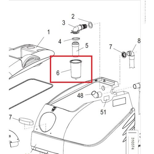 Habzásgátló Eureka E50 E55