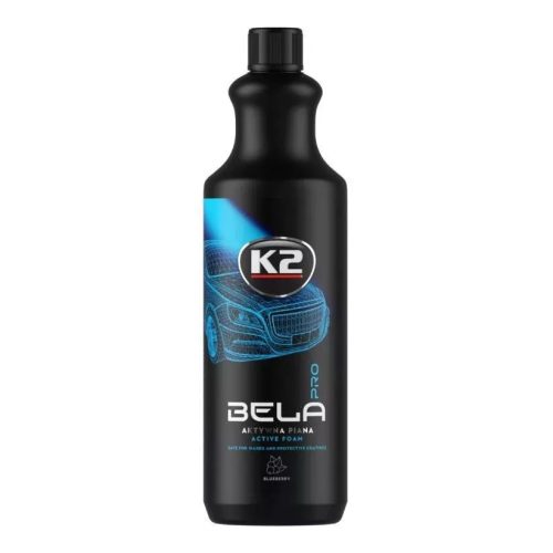 K2 BELA PRO Blueberry - Áfonya illatú, fehér aktív hab 1L habosító szárba, autómosáshoz 