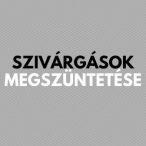 Csepegés és szivárgás megszüntetése